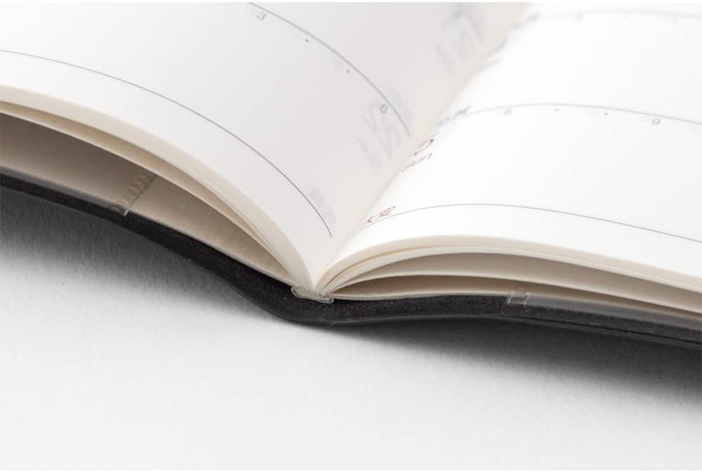 Midori PS-2 32923006 Business Diary Notebook, 2024, Slim, Weekly (Starts December 2023) (2 weeks open)