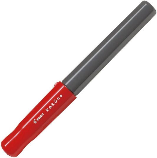 PILOT Kakuno Fountain Pen of Biginners, Fine Nib, Red Body (FKA-1SR-RF)