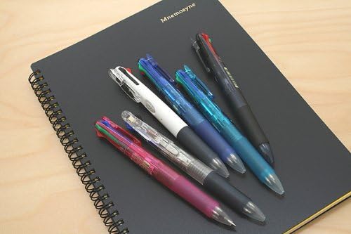 ZEBRA Clip-On G Series 4 Color Ballpoint Multi Pen - 0.7 mm - Blue Body (B4A3-BL)