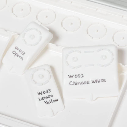 HOLBEIN 210191 Watercolor Palette with Removable Small Rooms, 24 Compartments (26 Petri Dishes, 4 Large)
