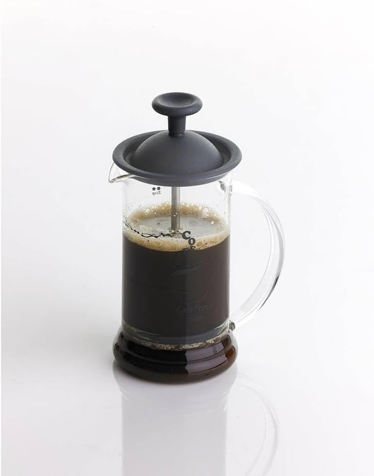 Hario Caf??press Slim Coffee and Tea Press, 240ml, Black