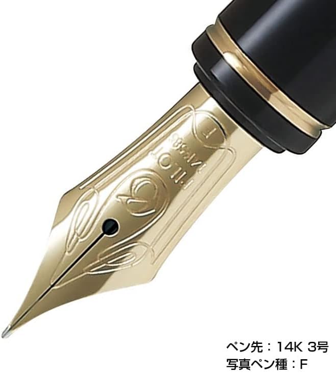 PILOT FGRC-12SR-BF PILOT Granc Fountain Pen, Gold Pen, Black