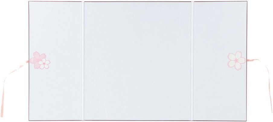 Midori 33146006 Colored Paper, Colored Paper, Double Opening, Ribbon, Cherry Blossom Pattern