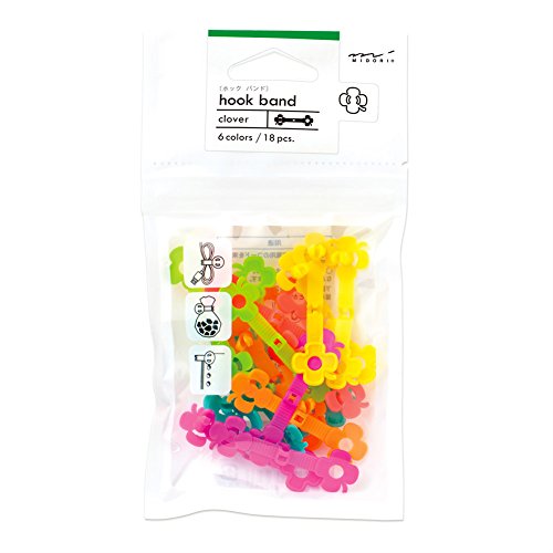 Midori Hook Band 6 Colors Assorted, Clover (43256006)
