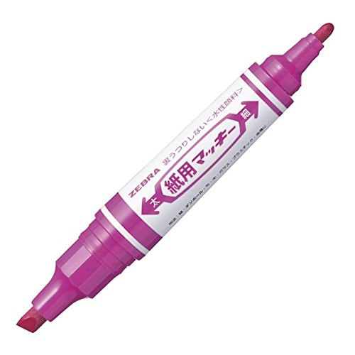Zebra aqueous pen paper McKee B-WYT5-RP red purple 10