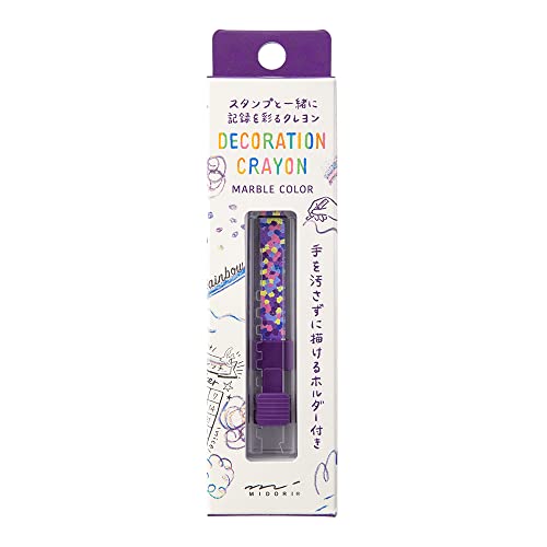 Midori Crayons Decorative Crayons Rainbow 38112006 (night sky)