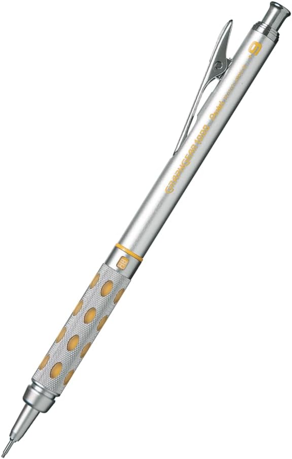 Pentel Graph Gear 1000 Mechanical Drafting Pencil 0.9mm Yellow (PG1019)