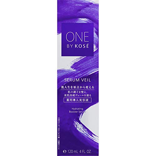 ONE BY KOSE Serum Veil Medicated Serum Serum, Large, 4.2 fl oz (120 ml) Body, Highly Moisturizing, Improves Moisture