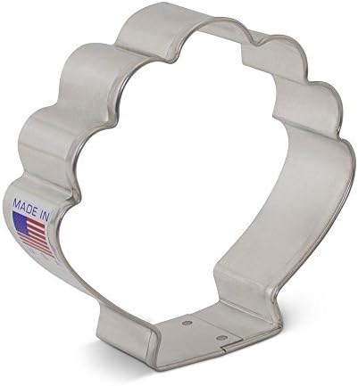 Seashell Cookie Cutter, 3.25" Made in USA by Ann Clark