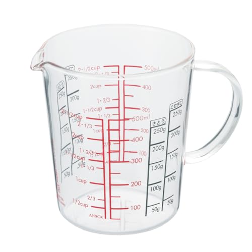 Hario Heatproof Glass Measuring Cup with Handle, 500ml