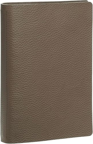 Da Vinci DSA1092 Dolcemente ES A5 Size 0.6 inch (15 mm) [Taupe] Personal Notebook, Made in Japan