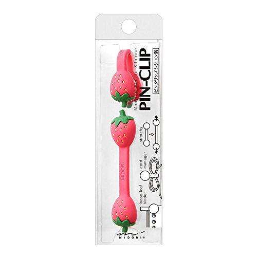 Midori Silicone Band, Pin-Clip Strawberry (43038006)