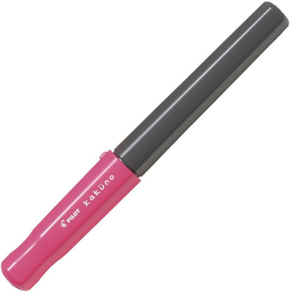 PILOT Kakuno Fountain Pen of Biginners, Medium Nib, Pink Body (FKA-1SR-PM)