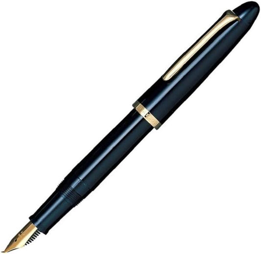 Sailor Profit Fountain Pen, Fude DE Mannen Navy Blue, Special Nib (10-0212-740), alternate view