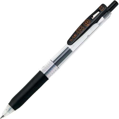 ZEBRA SARASA Clip 0.3mm [Black] x 5 pieces (Japan Import)
