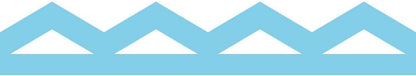 Kuretake Paper Punch Kurepunch Border Decoration, Triangle Pattern (5002120005)