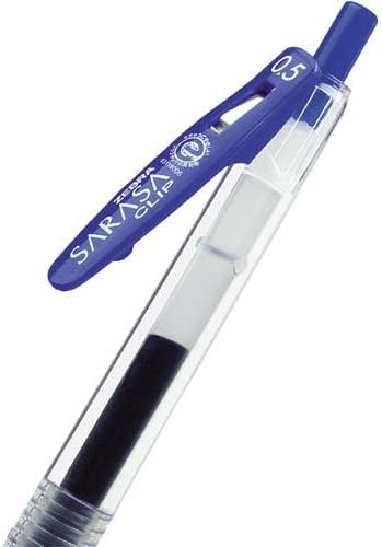 ZEBRA SARASA Clip 0.5mm [Blue] x 5 pieces (Japan Import)