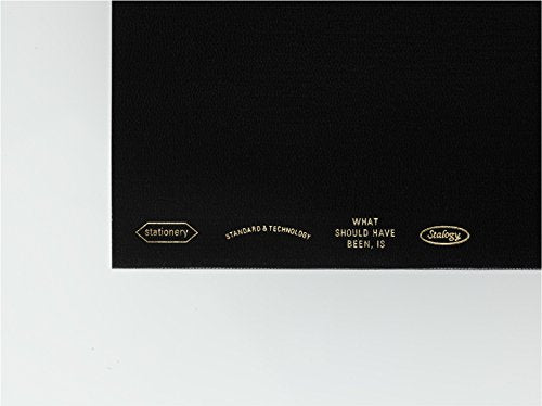 Nitoms S4101 STALOGY Notebook, A5, Squared, 365 Days Notebook, Black