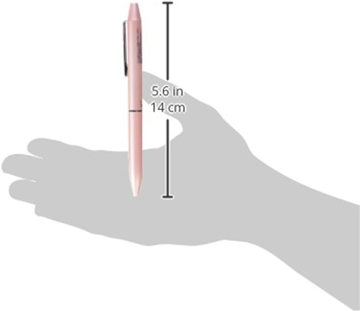 PILOT Frixion Ballpoint Pen, Firxion Biz 2, Black & Red Ink, Pink (LFBT-3SUF-P)