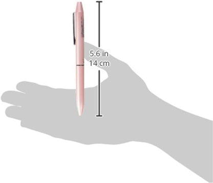 PILOT Frixion Ballpoint Pen, Firxion Biz 2, Black & Red Ink, Pink (LFBT-3SUF-P)