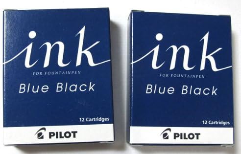 PILOT fountain pen cartridge ink blue-black [2 boxes] IRF-12S-BB