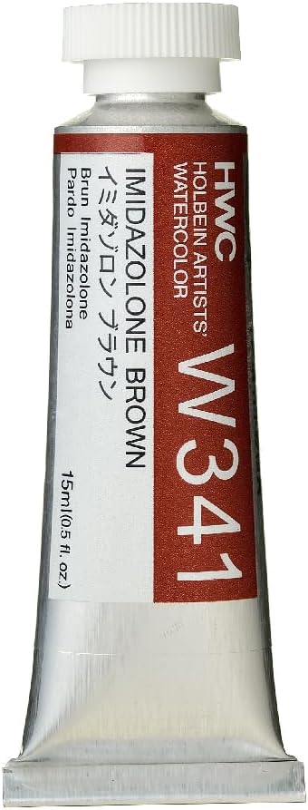 Holbein Artist Watercolor, 15ml Tube, Imidazolone Brown (W341)