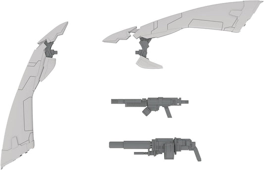 Power Dolls 2: Extension Set A Angel Wing & M51 1:48 Scale Model Kit