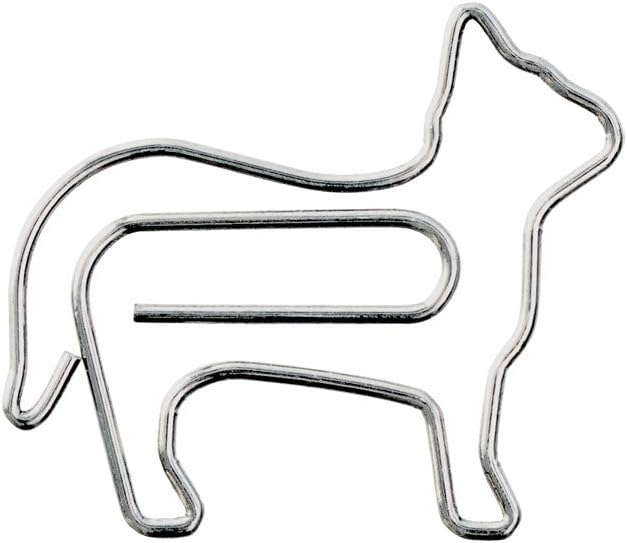 Midori D-clips Cat Paper Clips (Pack of 20) 43387-006