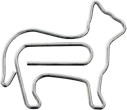 Midori D-clips Cat Paper Clips (Pack of 20) 43387-006