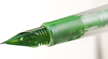 Sailor HighAce Neo Clear Beginners Fountain Pen, Steel Nib, Fine, Silver Body (11-0119-219), detail image