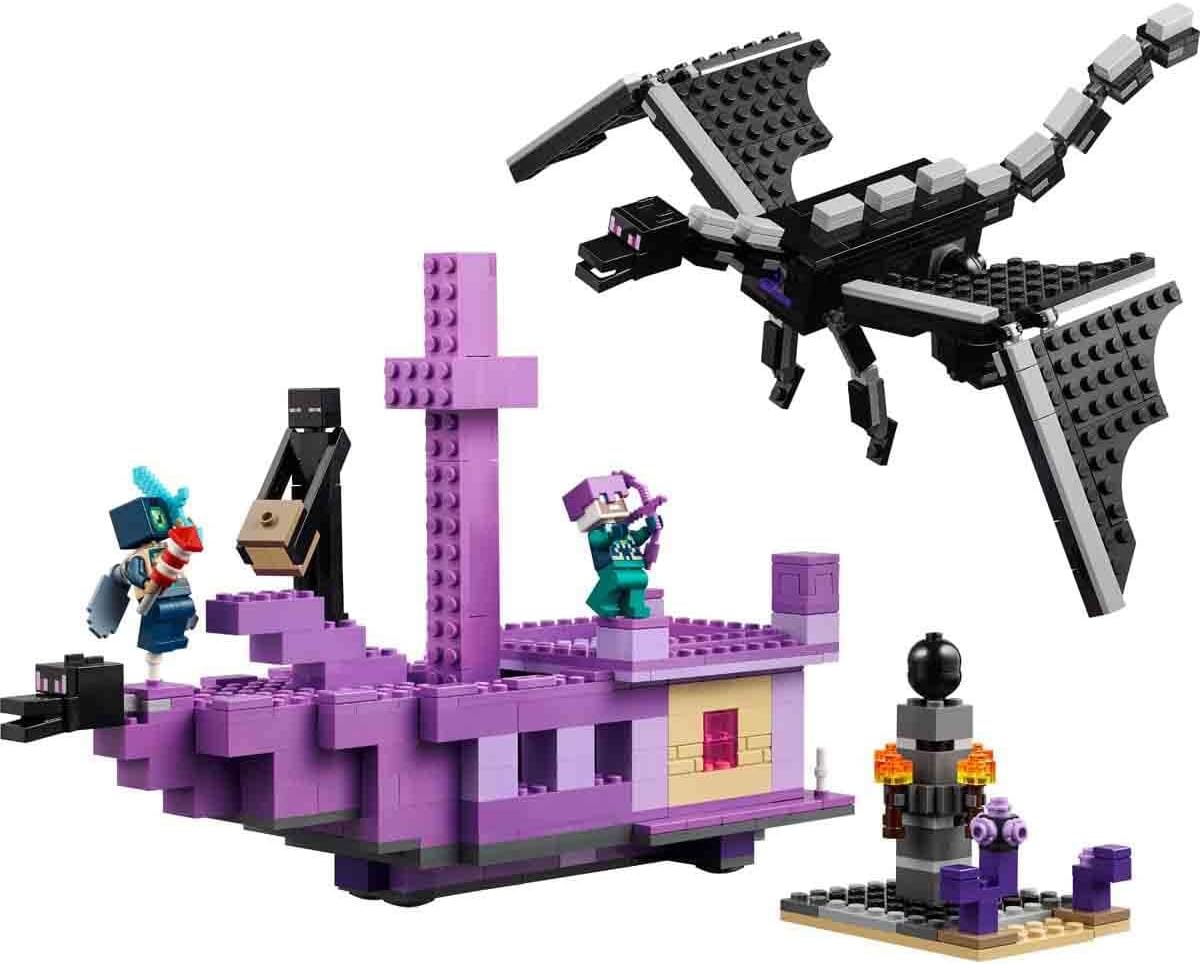 LEGO 21264 Minecraft Der Enderdrache und das Endschiff