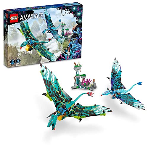 LEGO Avatar Jake and Neatili's Banshee First Flight 75572 Toy Blocks, Present, Fantasy Movie, Boys, Girls, Ages 9 and Up