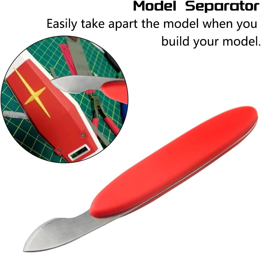 WMYCONGCONG 17 PCS Model Tool Kits Model Basic Tools Hobby Building Craft Set for Gundam Basic Model Building Repairing and Fixing
