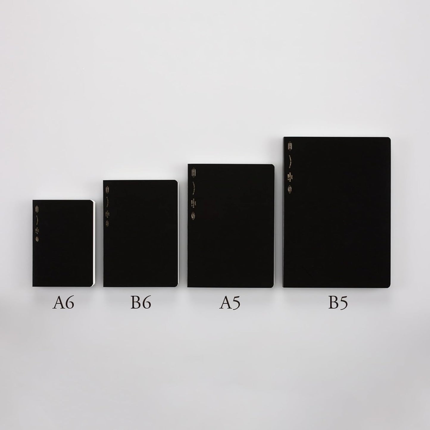 Nitoms S4103 STALOGY Notebook, A6, Squared, 365 Days Notebook, Black