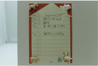 DESIGNPHIL Midori 91802107 x 10 Notepad, To-Do List, Miscellaneous Goods, 10 Pack