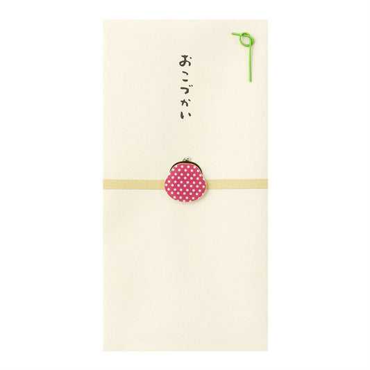 Midori 25261006 PC Gold Seal 261 Okozukai Gamaguchi Pattern