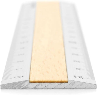 Midori Aluminium + Wood Ruler 15cm Light Brown (42257006)