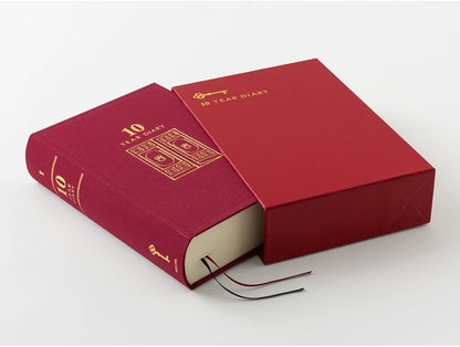 DESIGNPHIL Midori 12860006 Diary, 10-Year Consecutive Door