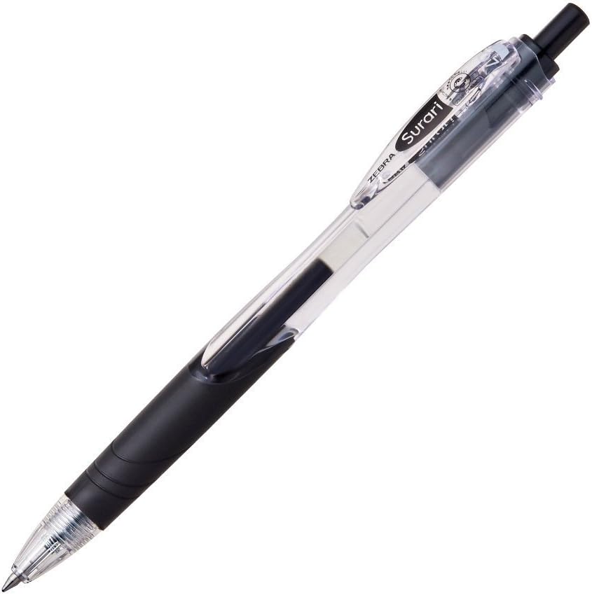 ZEBRA B-P-BN11-BK5 Slari Oil-Based Ballpoint Pen, 0.7, Black, 5 Pieces x 10 Pieces