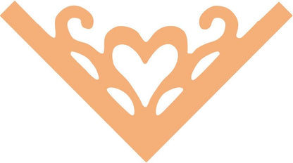 Kuretake Paper Punch KurePunch Corner, Decolation Heart (5002950007)