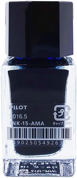 PILOT Fountain Pen Water Based Ink Iroshizuku Mini Bottle 0.5 fl oz (15 ml) [Top Color] INK15AMA