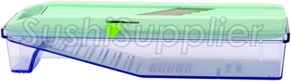 Benriner Mandoline Slicer with Collection Tray and 4 Blades, Japanese Stainless Steel, BPA Free