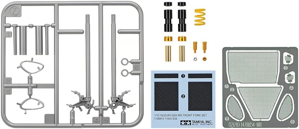 TAMIYA 1/12 Suzuki GSX-RR '20 Front Fork Set TAM12691 Plastic Accessories Car