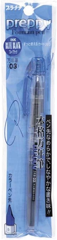 Platinum Preppy Fountain Pen 0.3 Blue Black, alternate view
