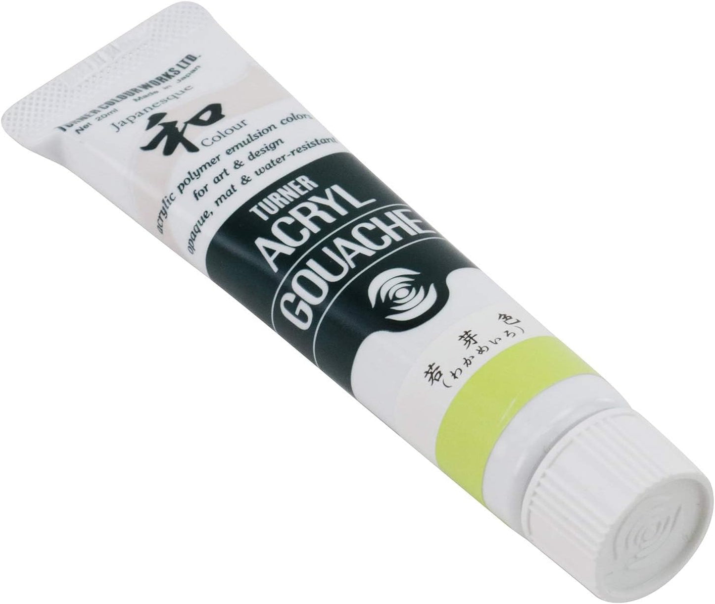Turner Colour Works Acryl Gouache Artist Acrylic Paint - Single 20 ml Tube - Japanesque Light Green