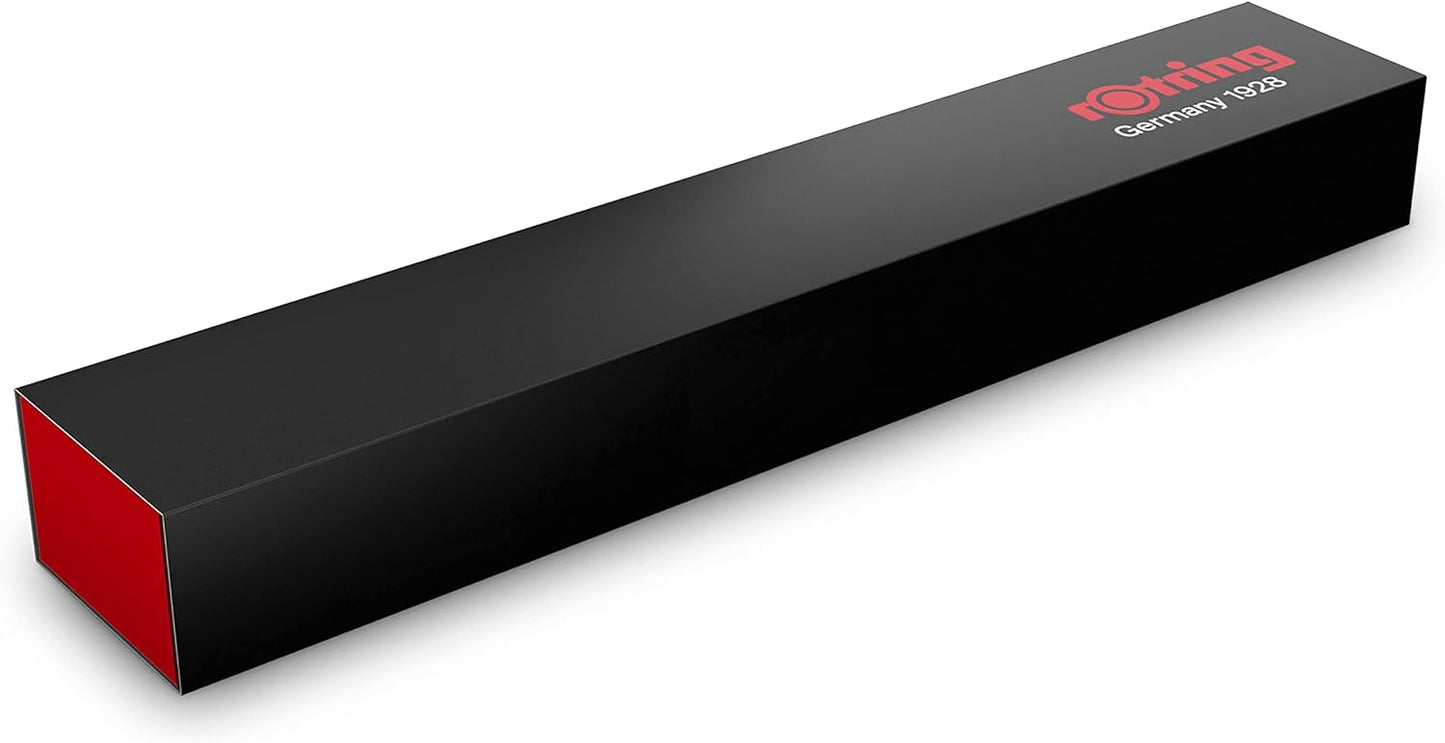 rOtring 600 Full-Metal Body 0.7mm Mechanical Pencil, Black, for Precise Ruler-Based Drawing