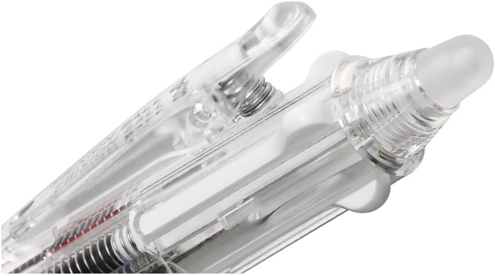 PILOT FriXion Ball 4 Erasable Multi-Color Ballpoint Pen, Transparent Body