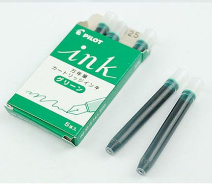 Fountain pen ink cartridge 5 pieces [Green] IRF-5S-G
