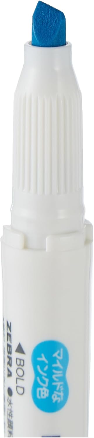 ZEBRA Mildliner WKT7-MCYA Highlighter, Mild Cyan