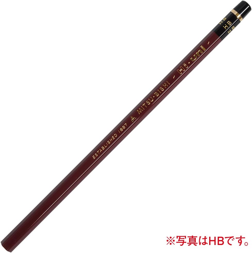 Uni Wooden Pencil, 5B, Box of 12 (HU5B)